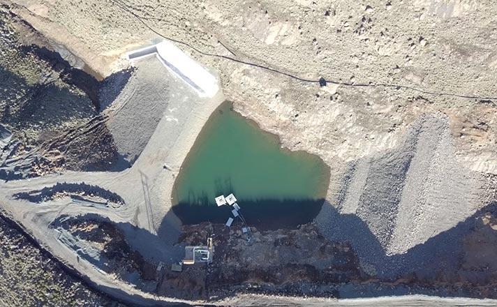 Letseng Mining Complex seepage dam